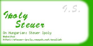 ipoly steuer business card